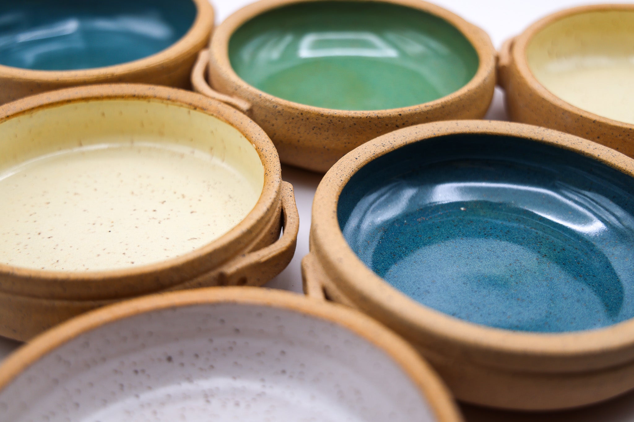 Dip Bowls with Ribbon Handles