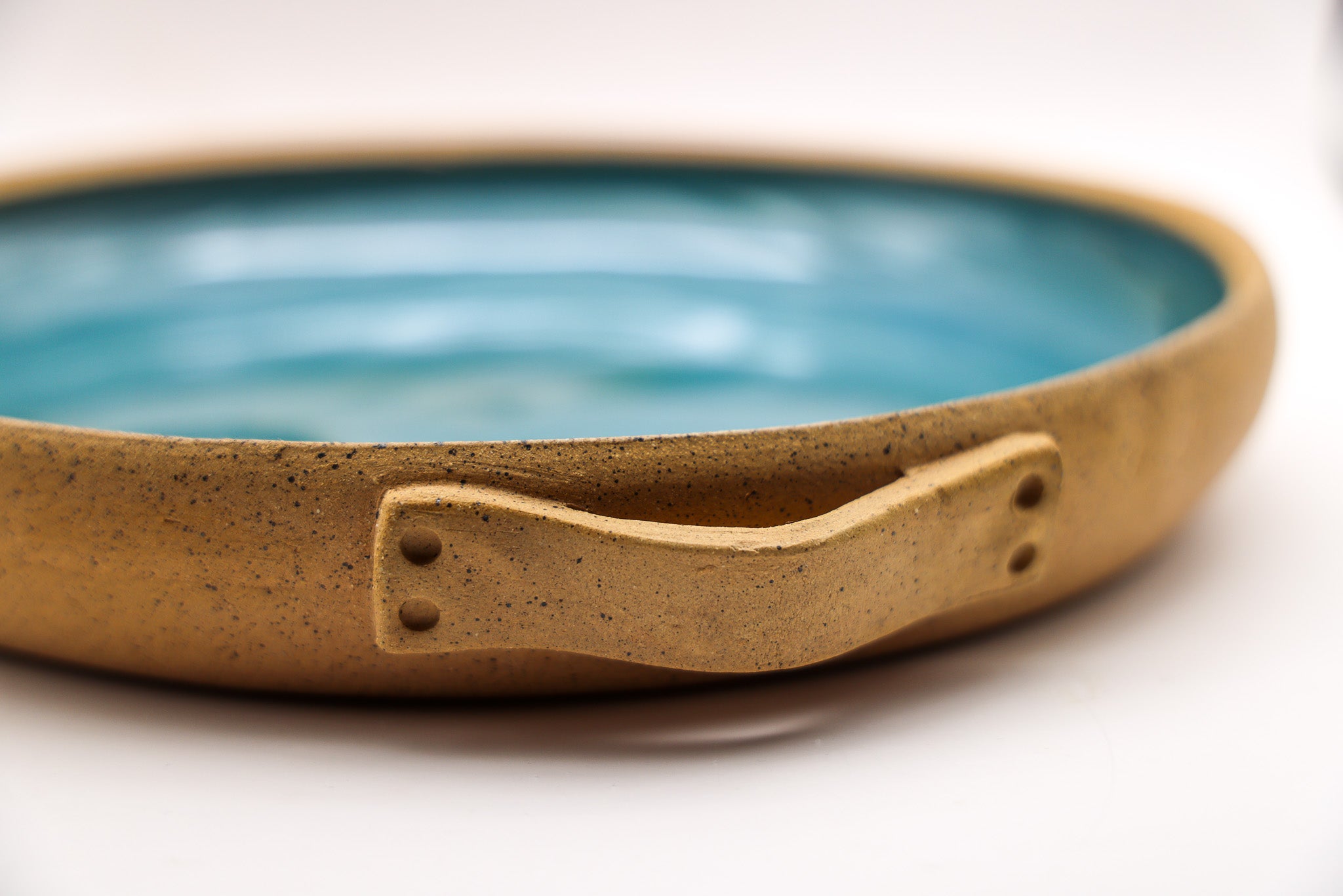Serving Platter with Ribbon Handles